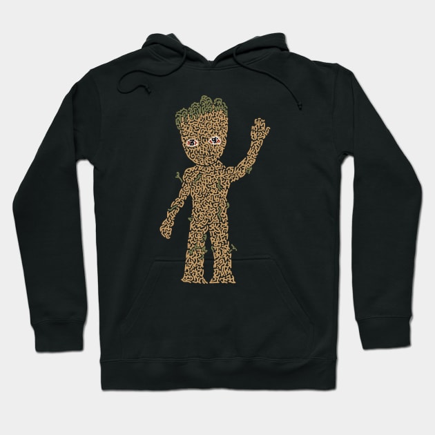 Baby Groot Hoodie by Karotene